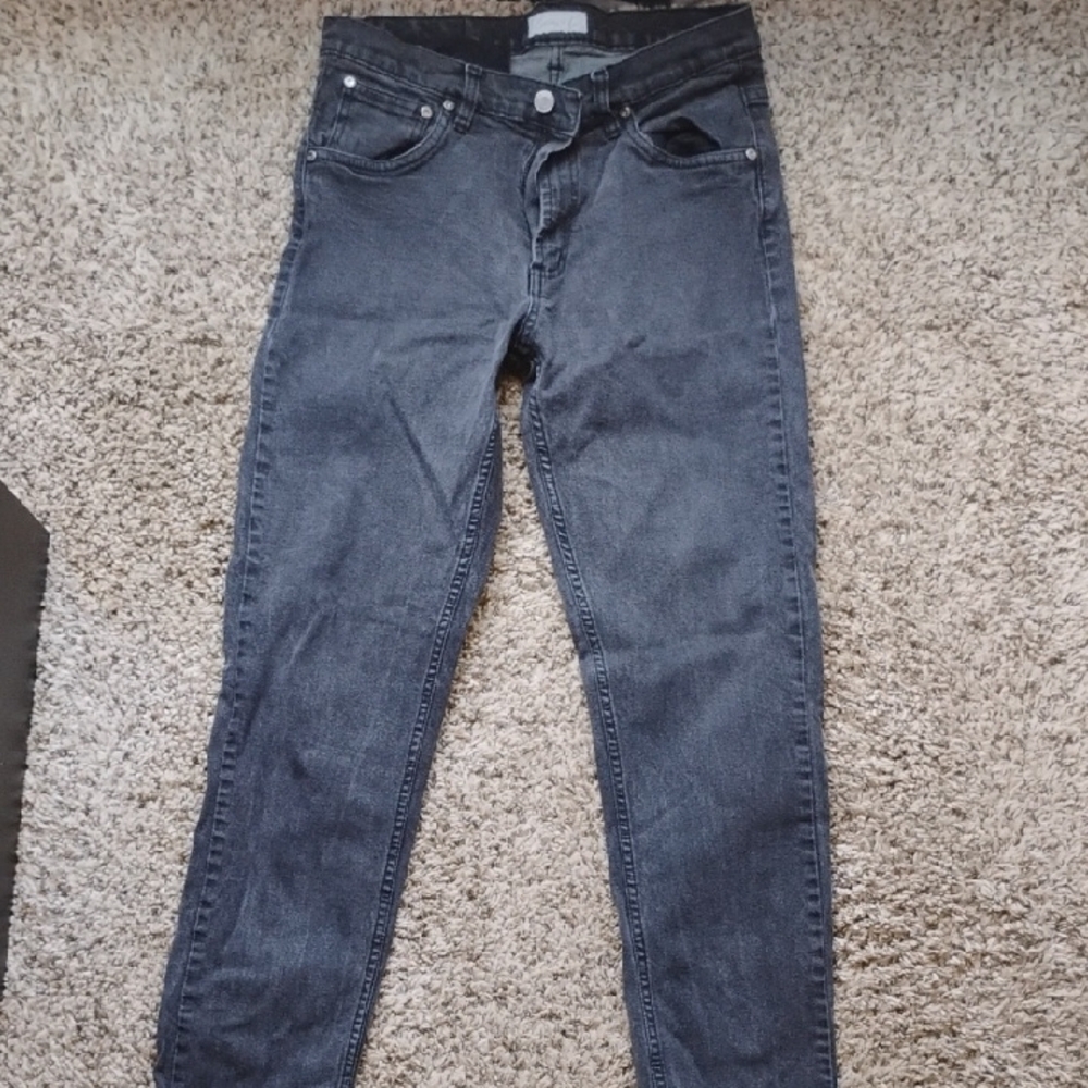 Stylish Gray Denim Jeans